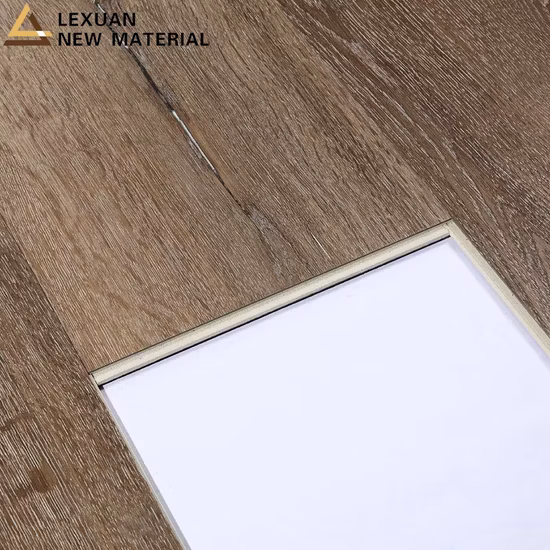 Pisos de vinil laminados impermeáveis de madeira e plástico PVC Lvt Spc Click