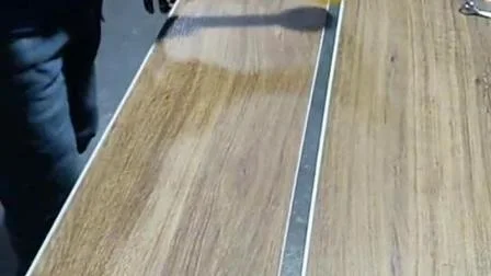 À prova de fogo à prova de fogo de plástico Lvt prancha decoração para casa Spc Pisos de vinil PVC em estoque